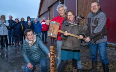 Start bouw 1e biologische boederijwinkel Odin bij Stadsboerderij Vliervelden