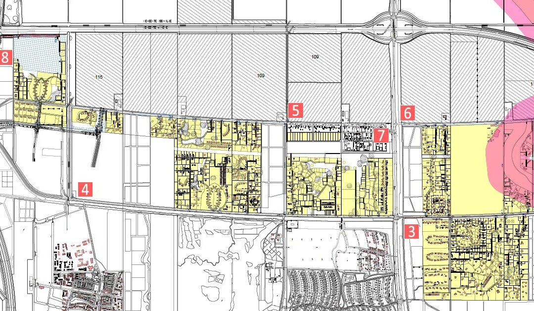 Planning van werkzaamheden in Oosterwold
