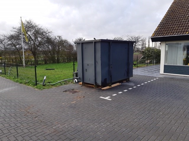 Tijdelijke voorziening afvalwater