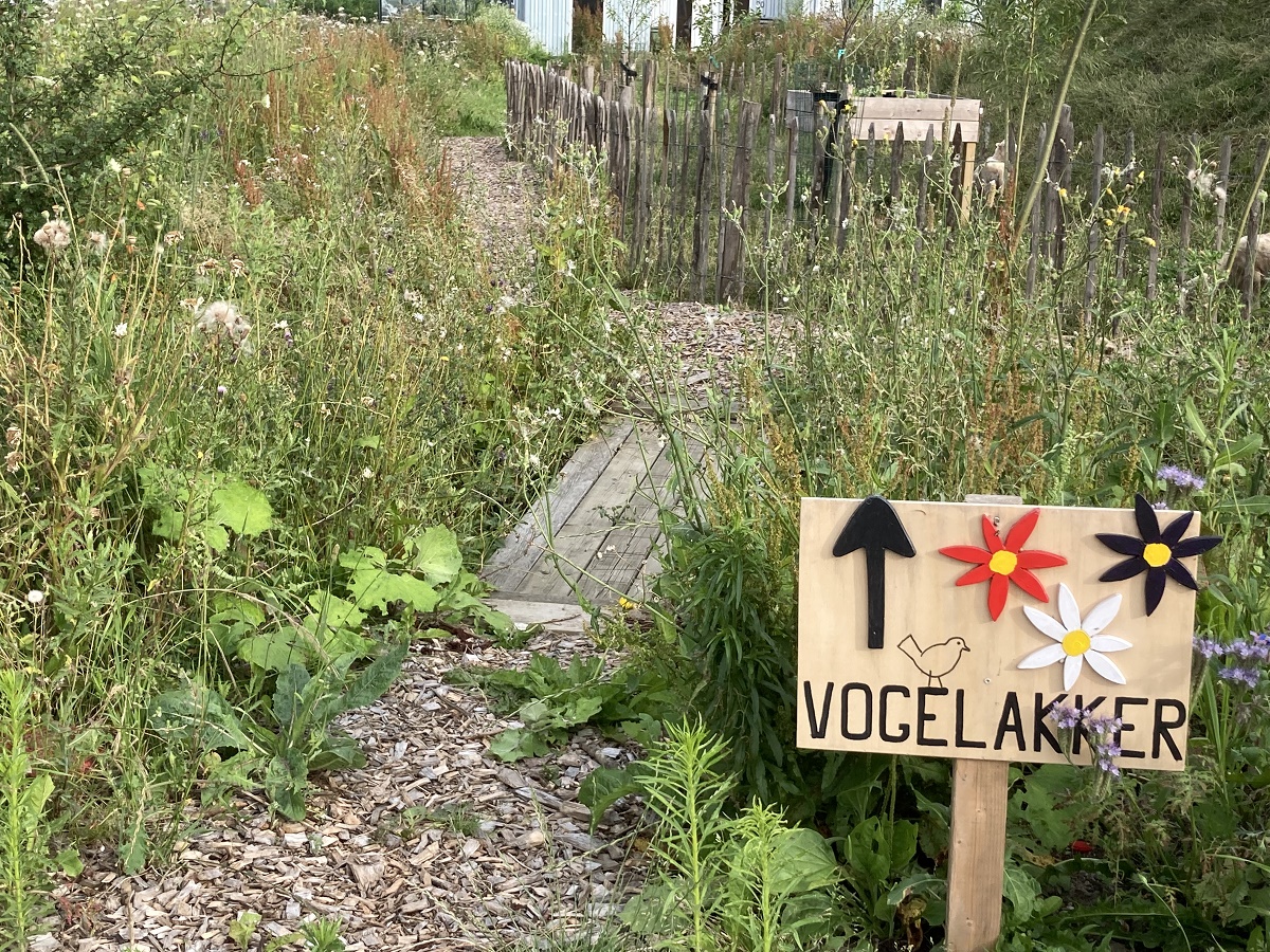 Bordje Vogelakker