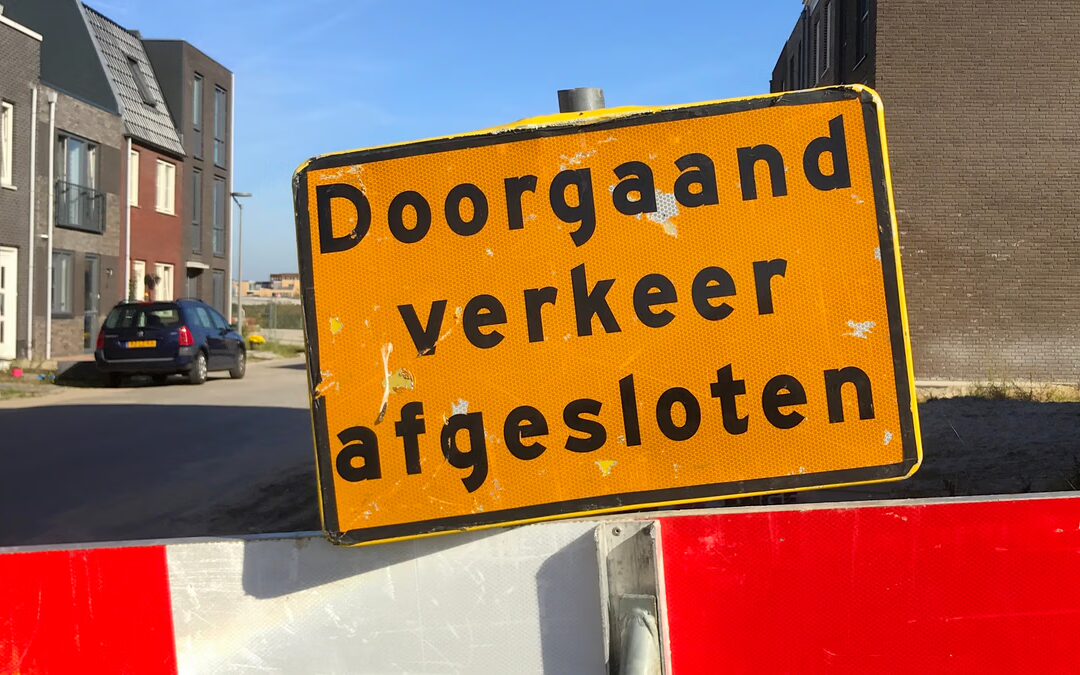 Werkzaamheden Grote Denkersdreef – 30 maart tot 9 mei